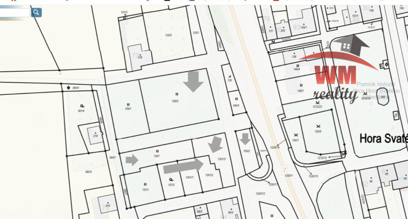 Prodej stavebních pozemků v Hoře Svatého Šebestiána